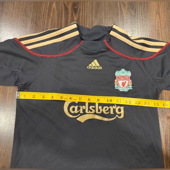 Liverpool 2009 Away Soccer Football Jersey - Picture 5 of 6